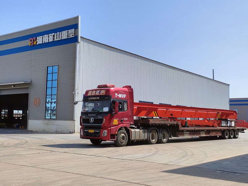 電動(dòng)葫蘆門式起重機(jī)  MHxh10t—14m 外懸3.5/1.5m 制作完成，發(fā)往青海交付客戶使用